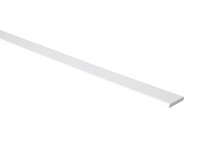 Vägglist PVC Vit 7 x 43 mm - 2,5 m Primo